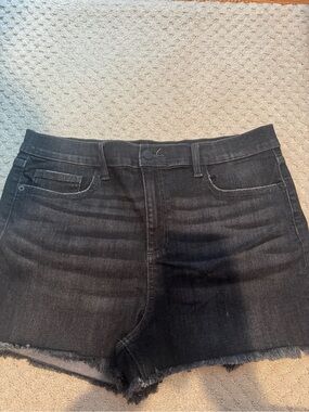 Altar'd State Black Washed Denim Shorts